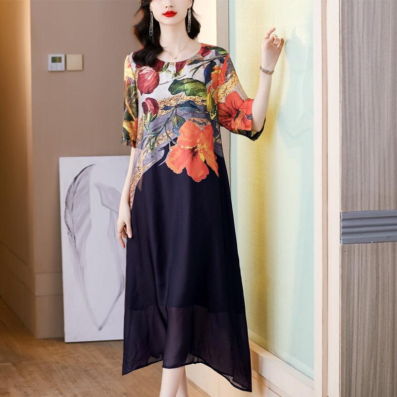 Versailles Floral Dress / Der Meister des Luxus und des Komforts!
