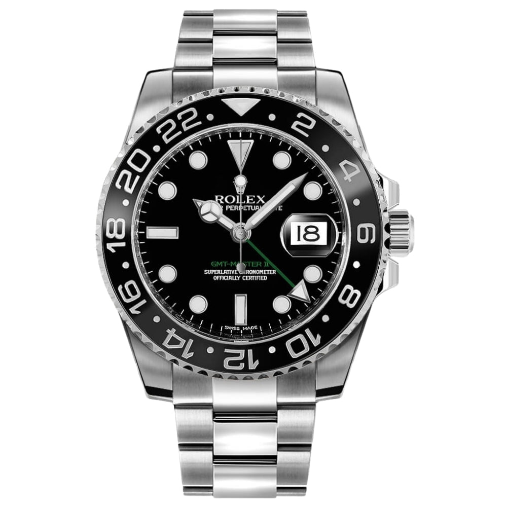 Rlx GMT-Master II 116710LN "Black Dial" 40mm