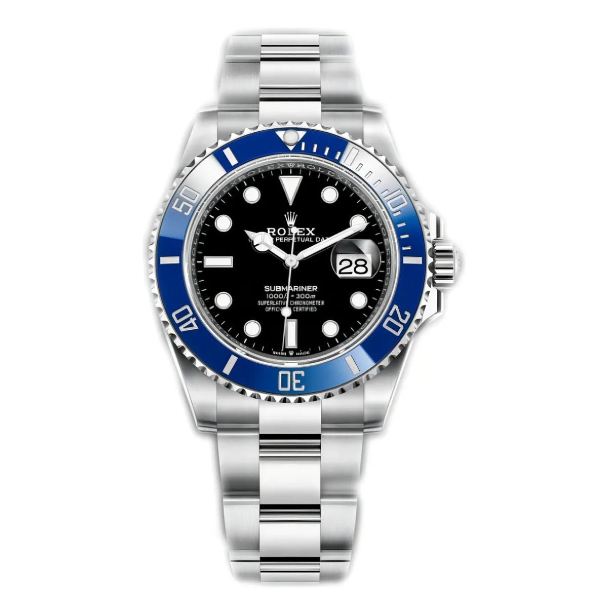 Rlx Submariner 126613LB "White Gold Black Dial"