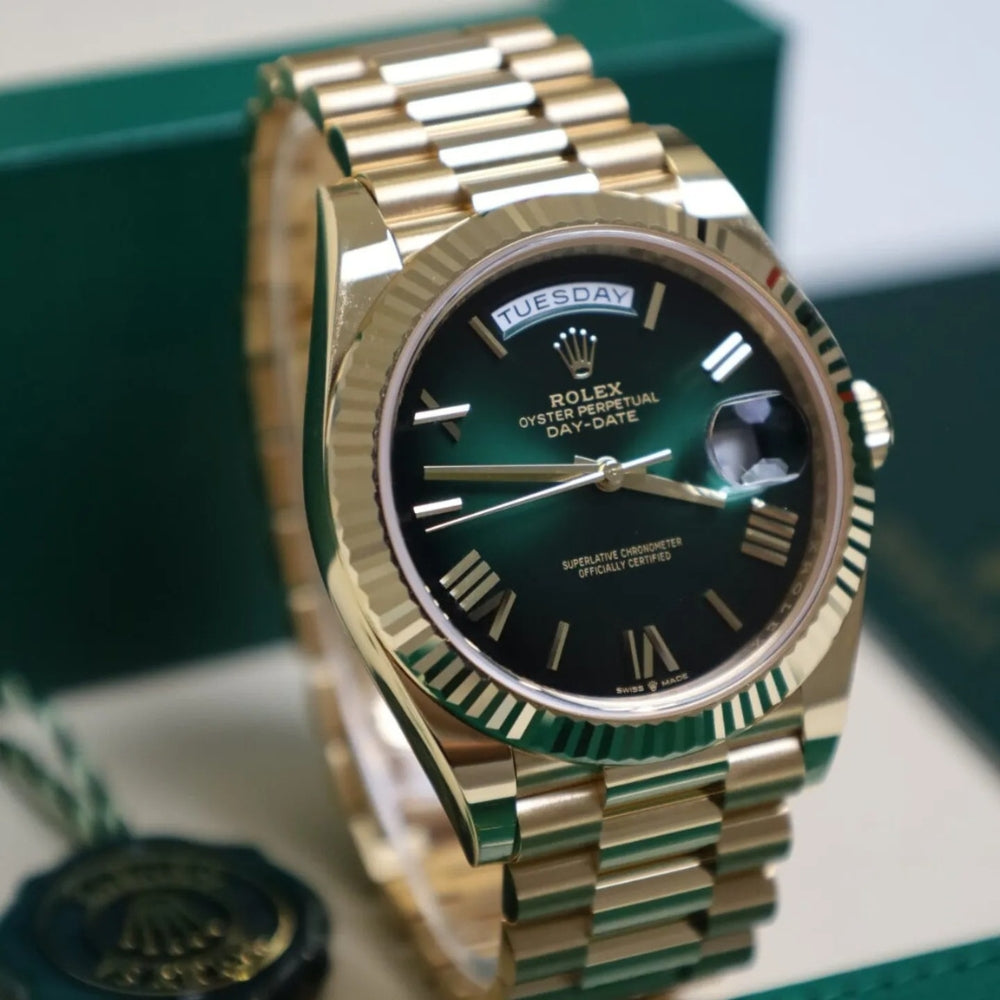 Rlx Day-Date 228238 “Green Ombre”